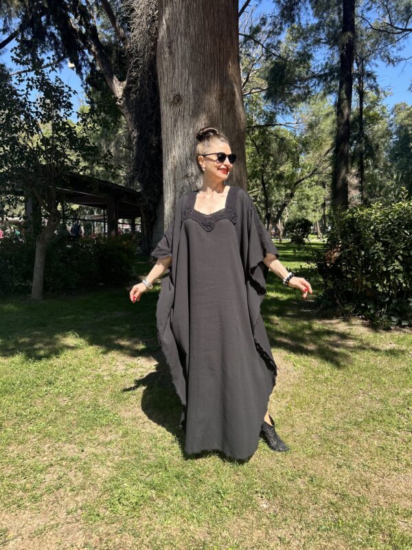Şile siyah elbise