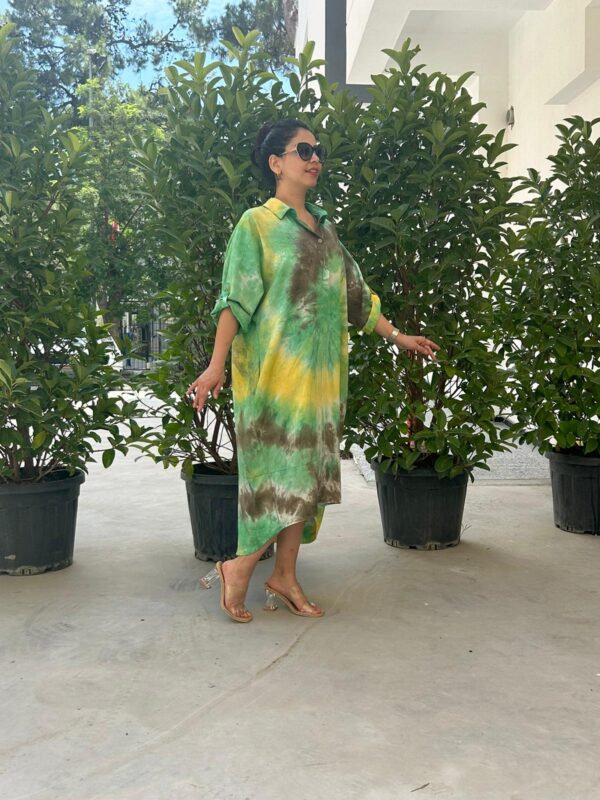 El Boyama Batik Elbise